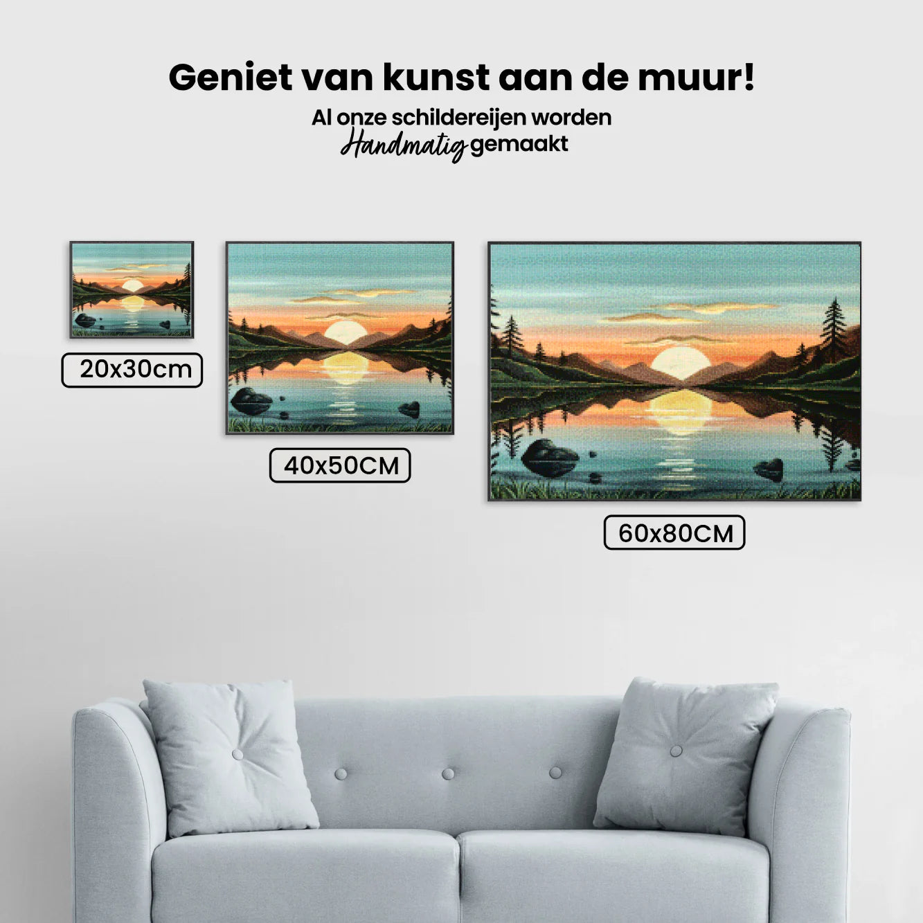 Diamond Painting - Réflexion dorée