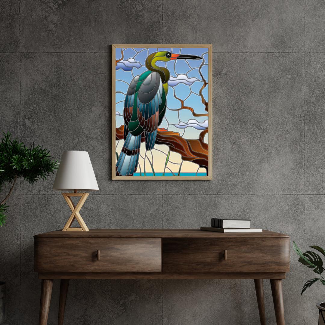 Diamond Painting - Héron cendré - SEOS®