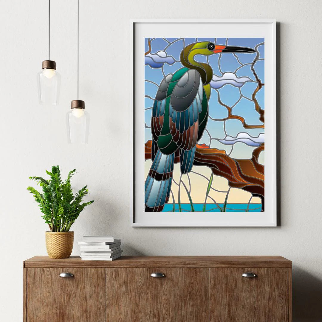 Diamond Painting - Héron cendré - SEOS®
