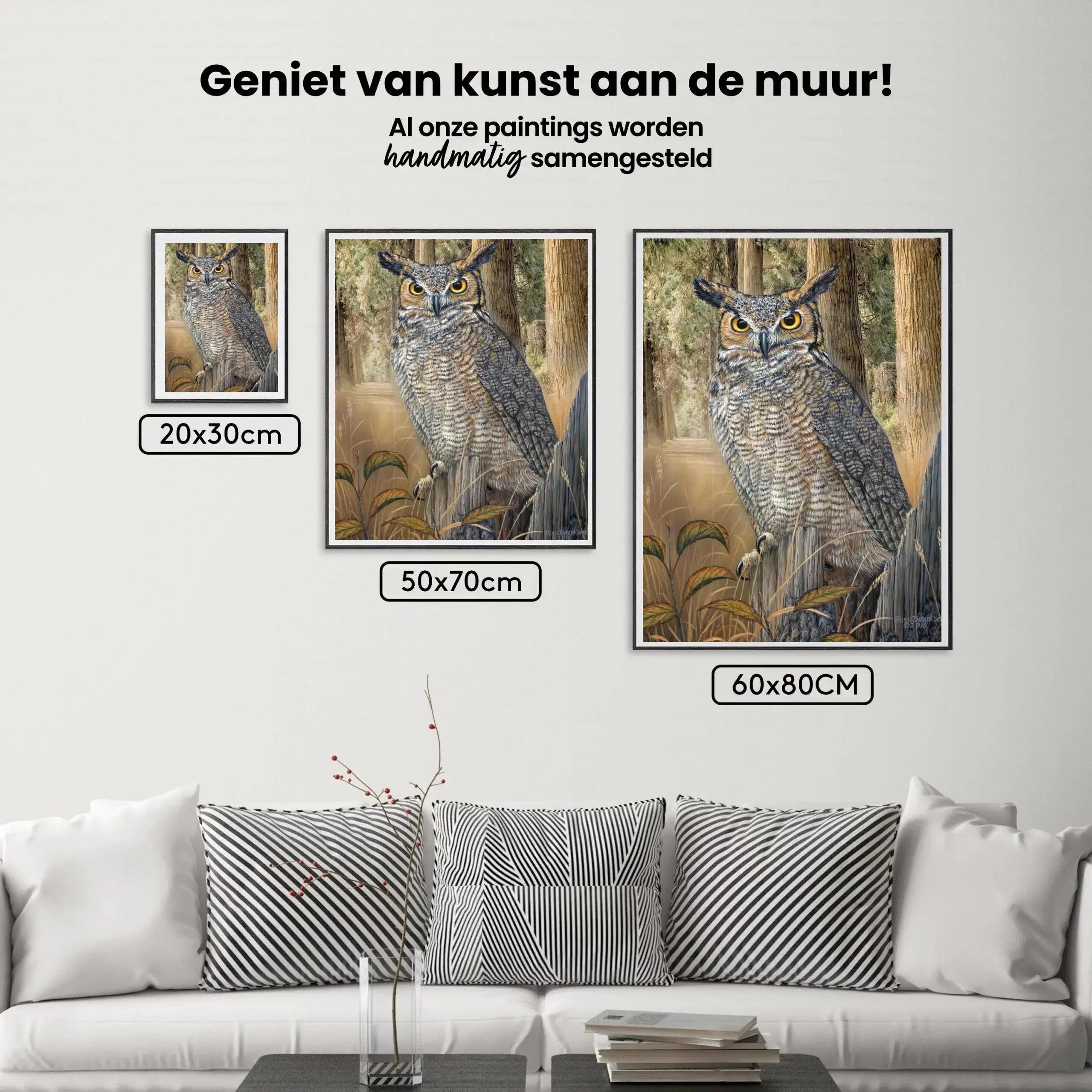 Diamond Painting - Grand Hibou Cornu