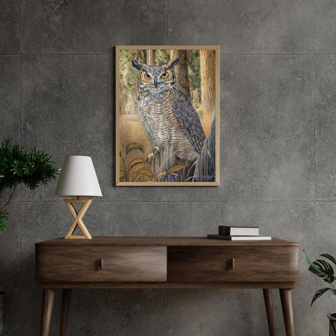 Diamond Painting - Grand Hibou Cornu