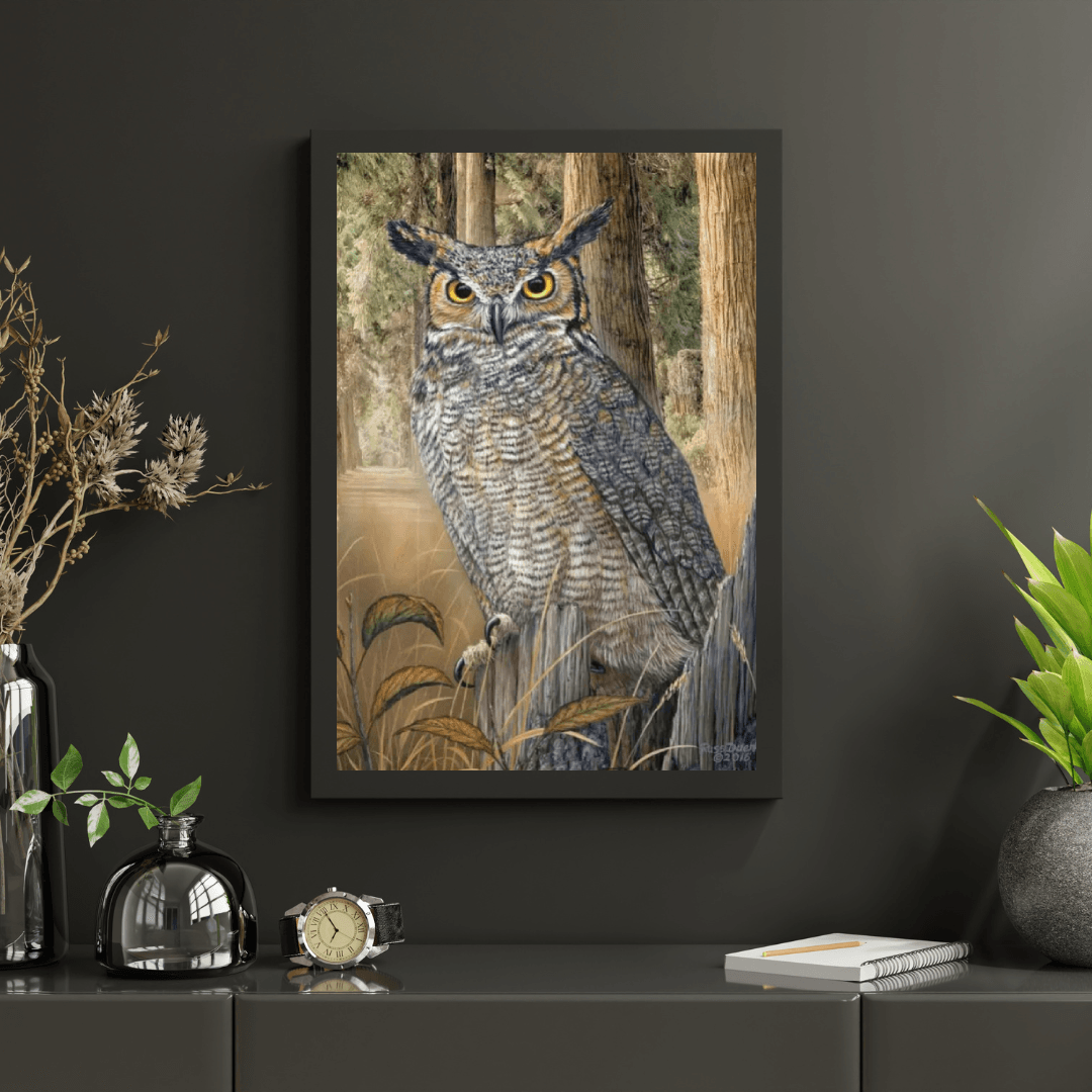 Diamond Painting - Grand Hibou Cornu