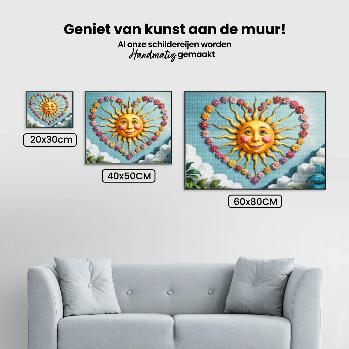 Diamond Painting - Cœur de soleil