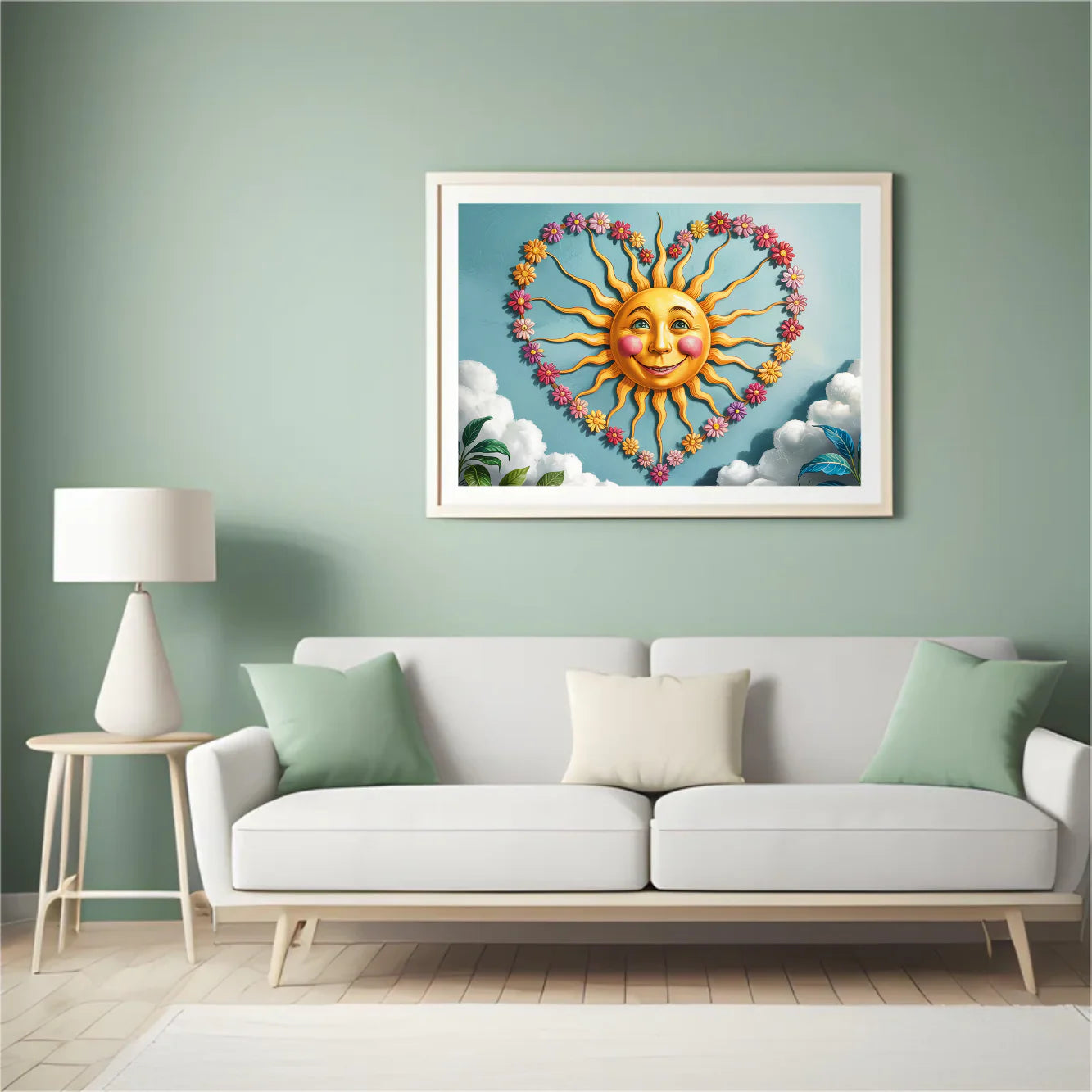 Diamond Painting - Cœur de soleil