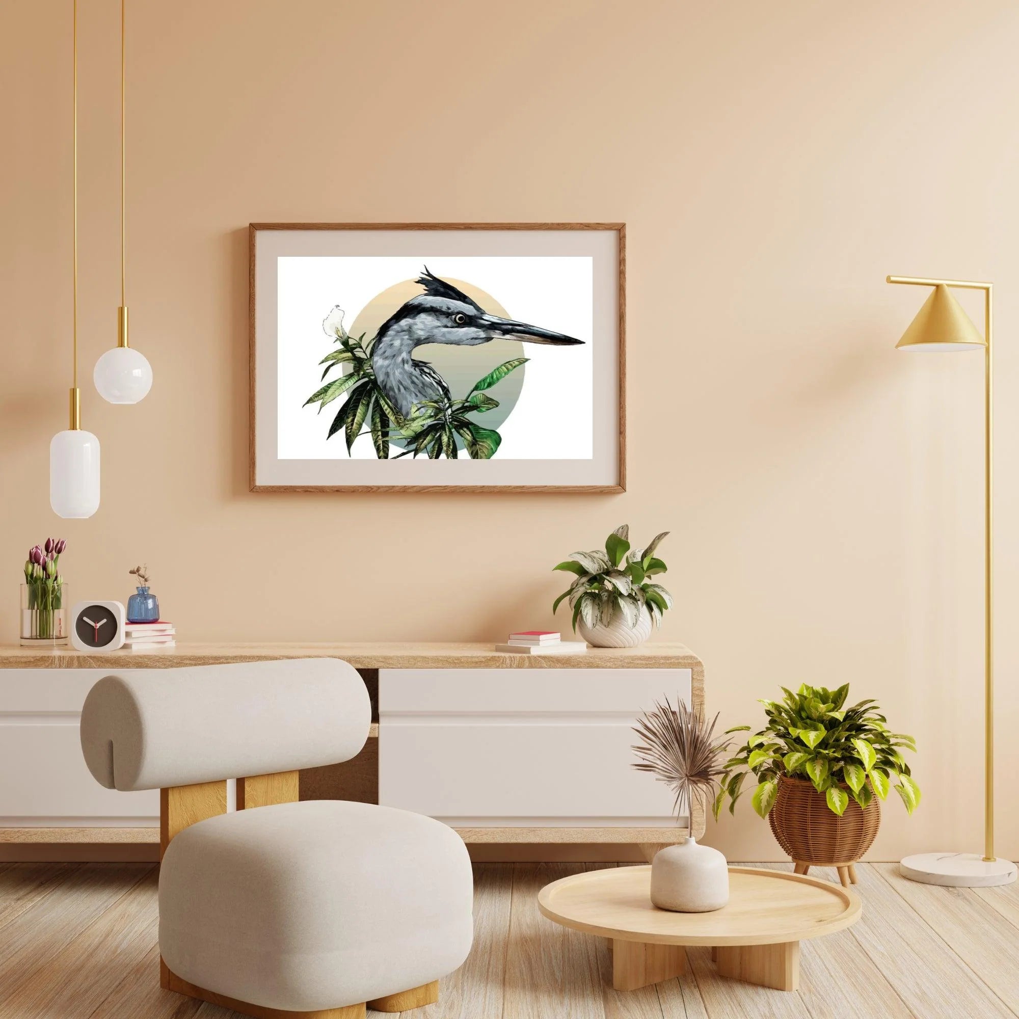 Diamond Painting - Tête de héron - SEOS®