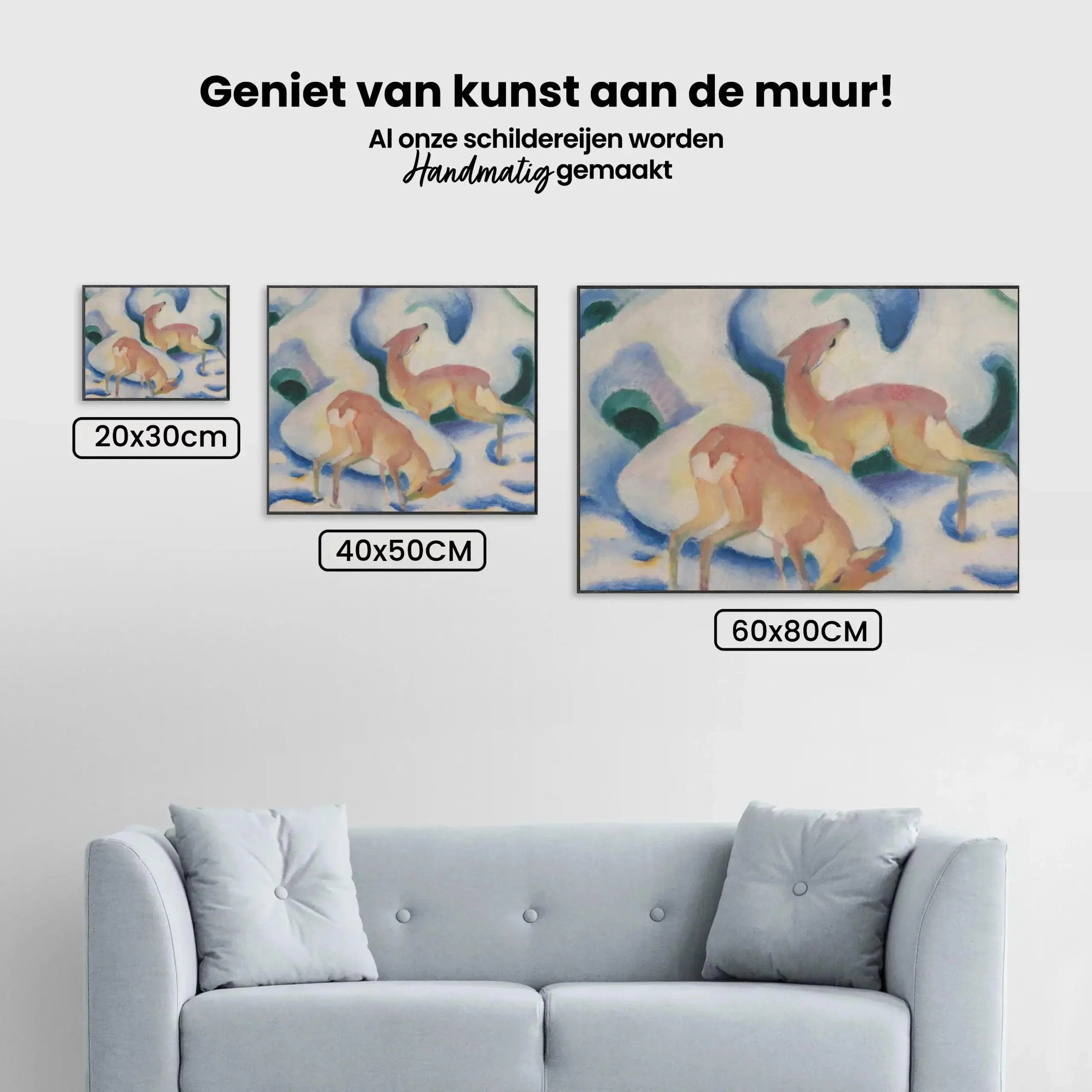 Diamond Painting - Cerfs dans la neige