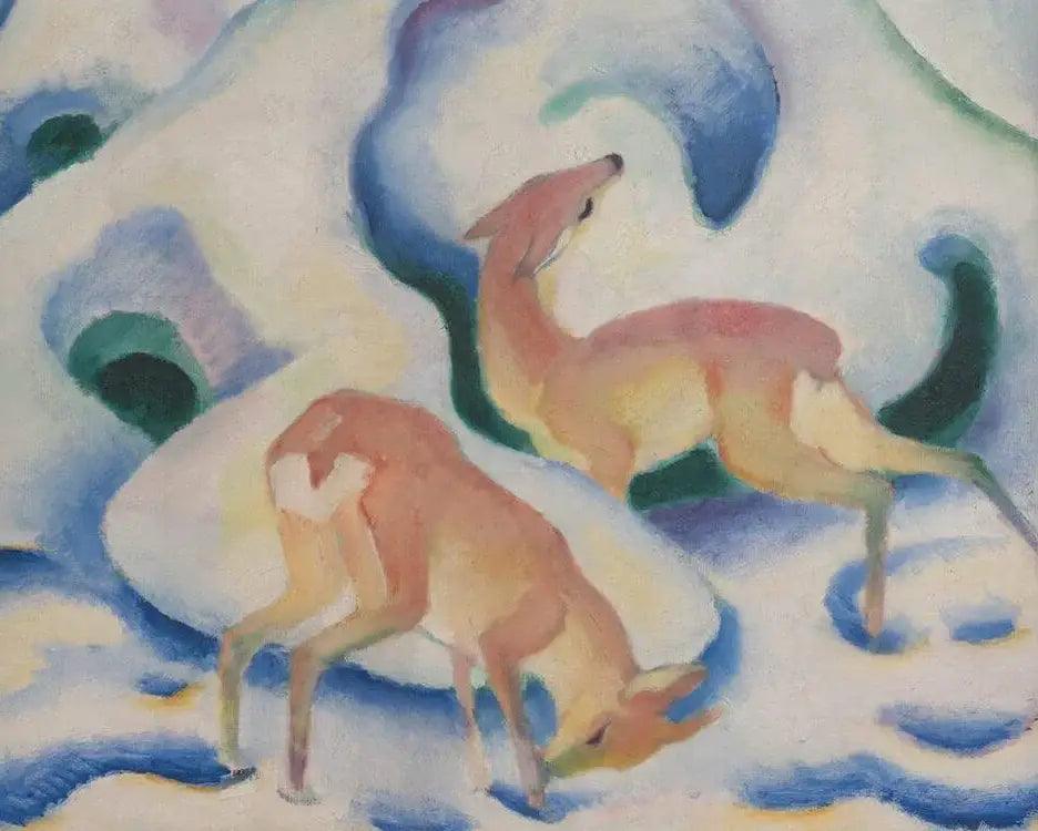 Diamond Painting - Cerfs dans la neige
