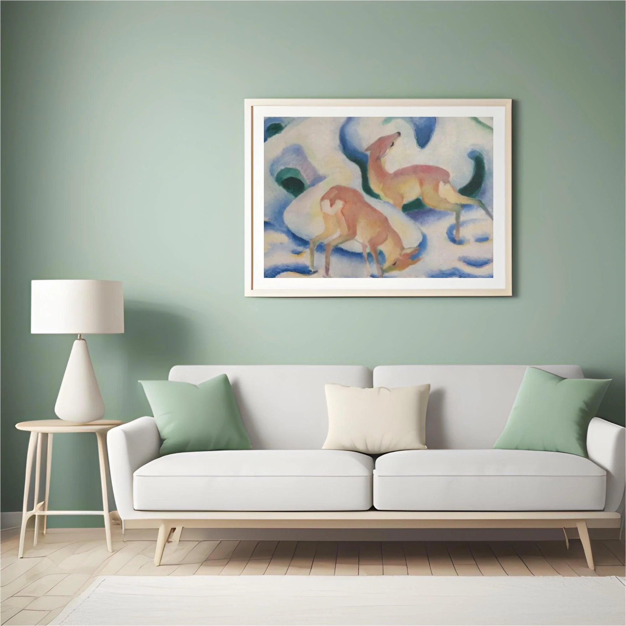 Diamond Painting - Cerfs dans la neige