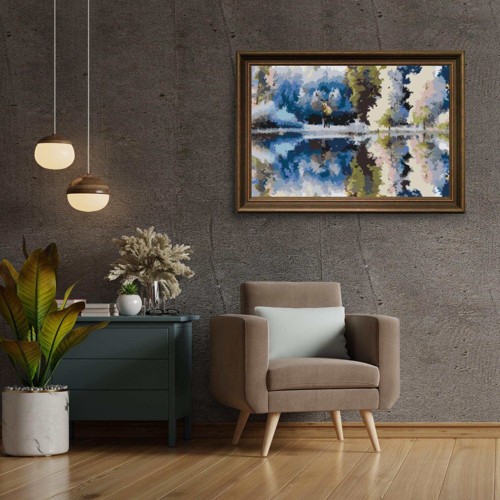 Diamond Painting - Cerfs dans la forêt - SEOS®