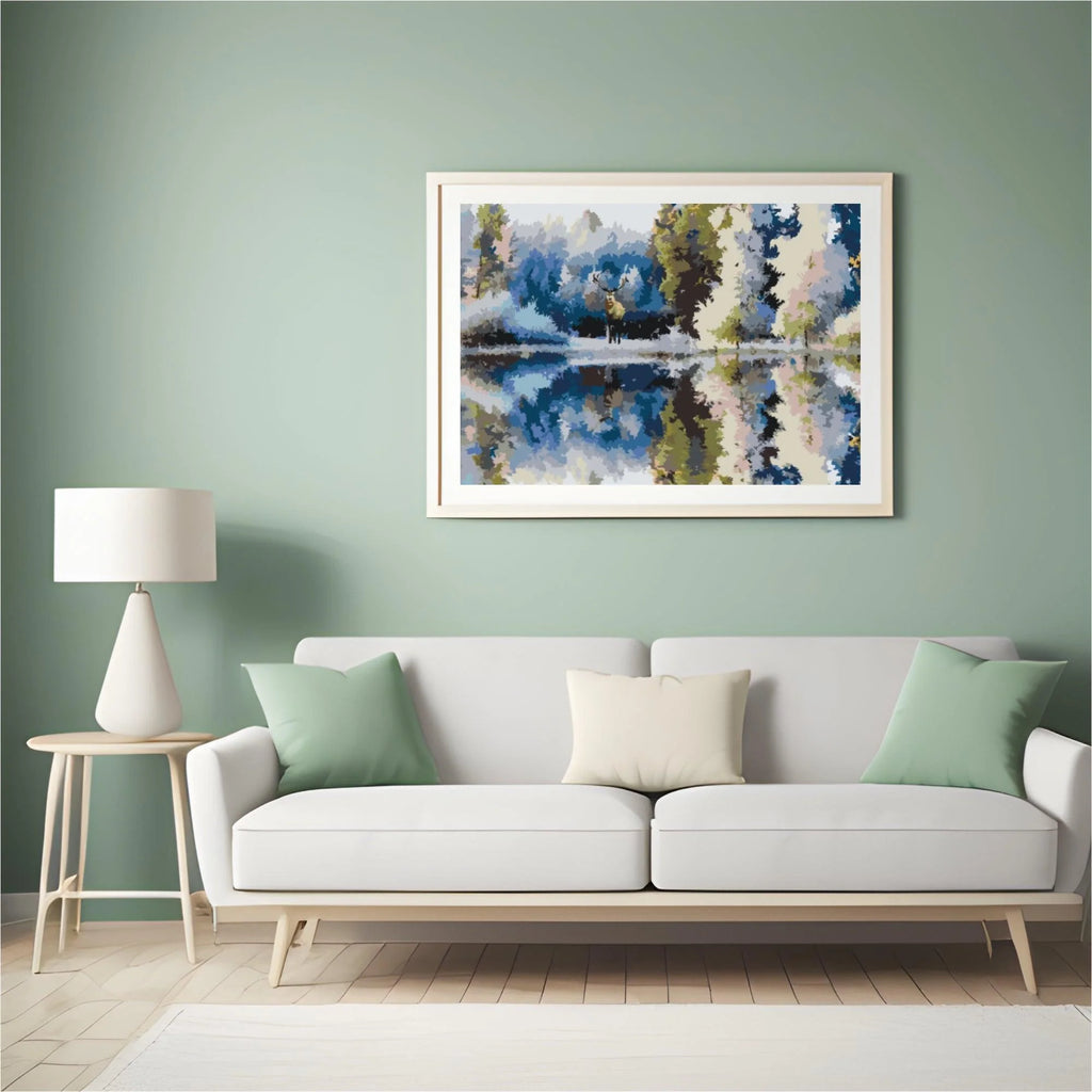 Diamond Painting - Cerfs dans la forêt - SEOS®