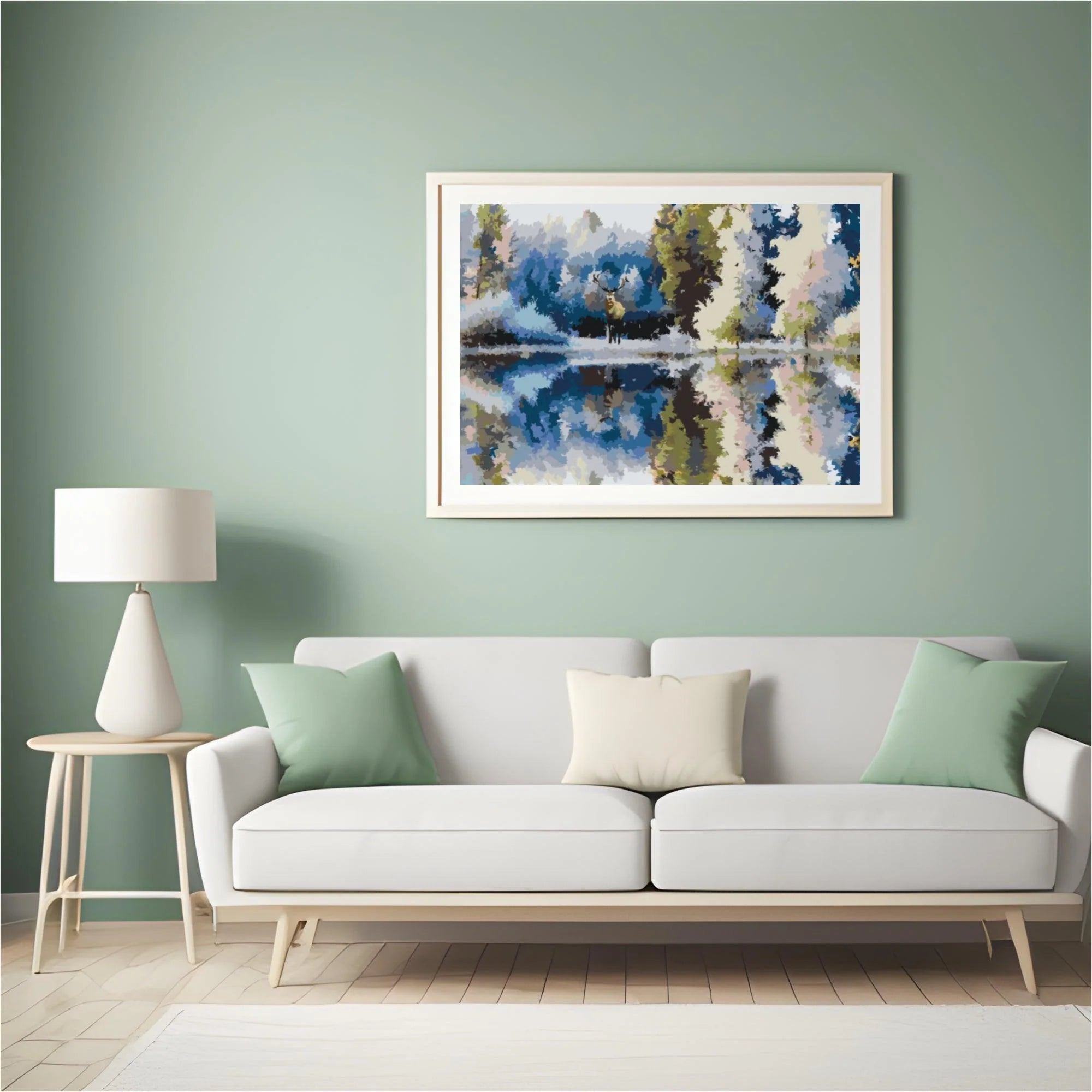Diamond Painting - Cerfs dans la forêt - SEOS®