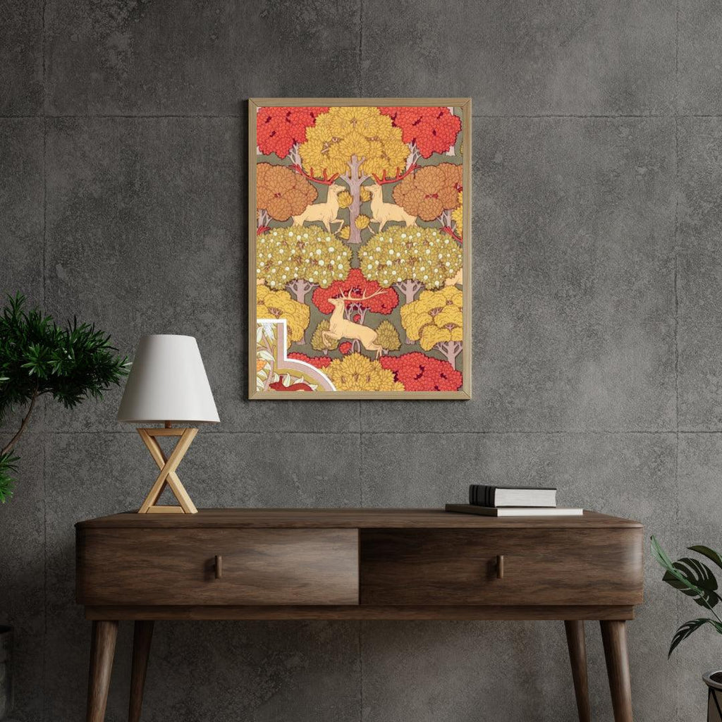 Diamond Painting - Tableau en toile de cervidés dans les bois