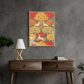 Diamond Painting - Tableau en toile de cervidés dans les bois