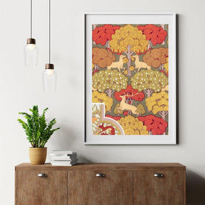 Diamond Painting - Tableau en toile de cervidés dans les bois