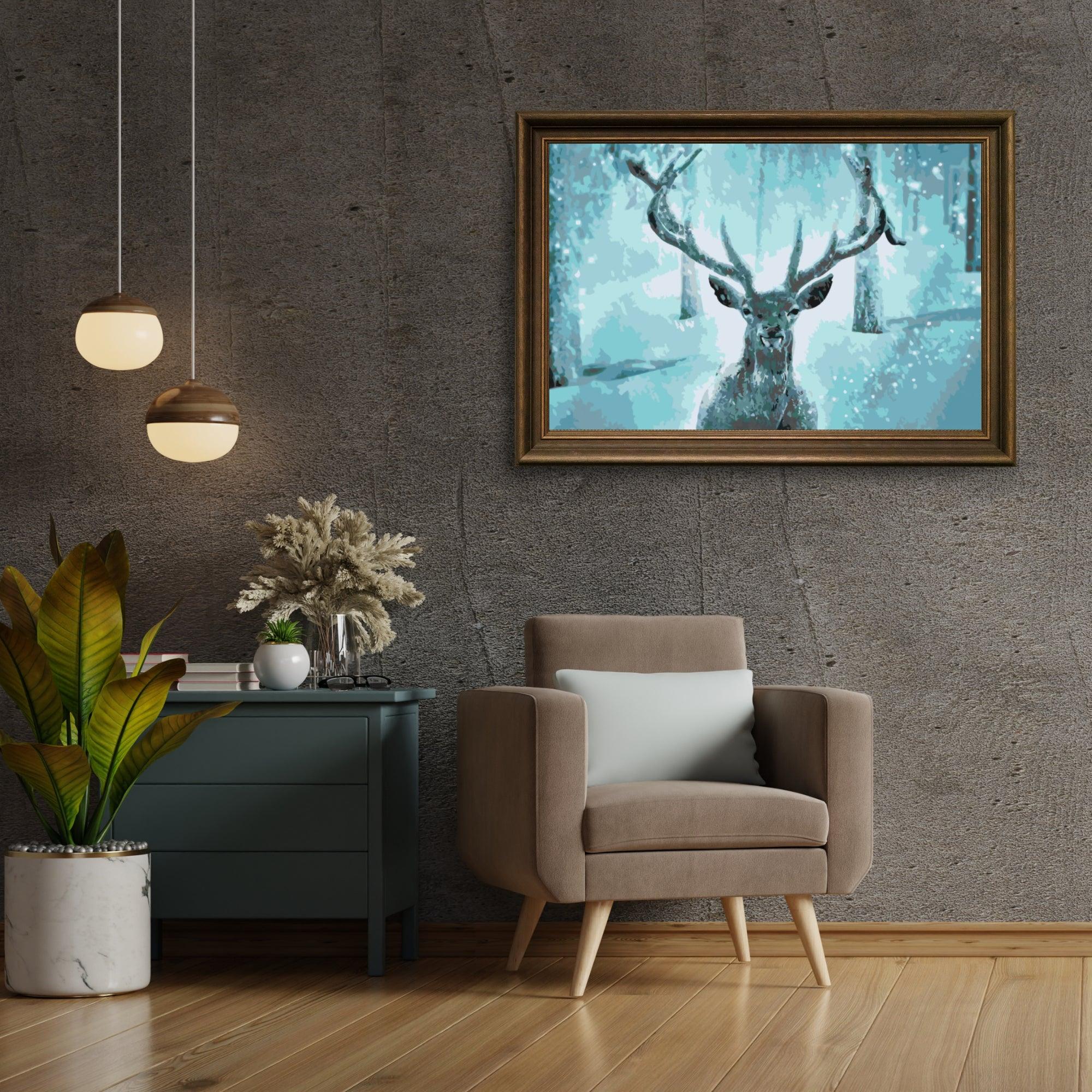 Diamond Painting - Le renne enneigé - SEOS®