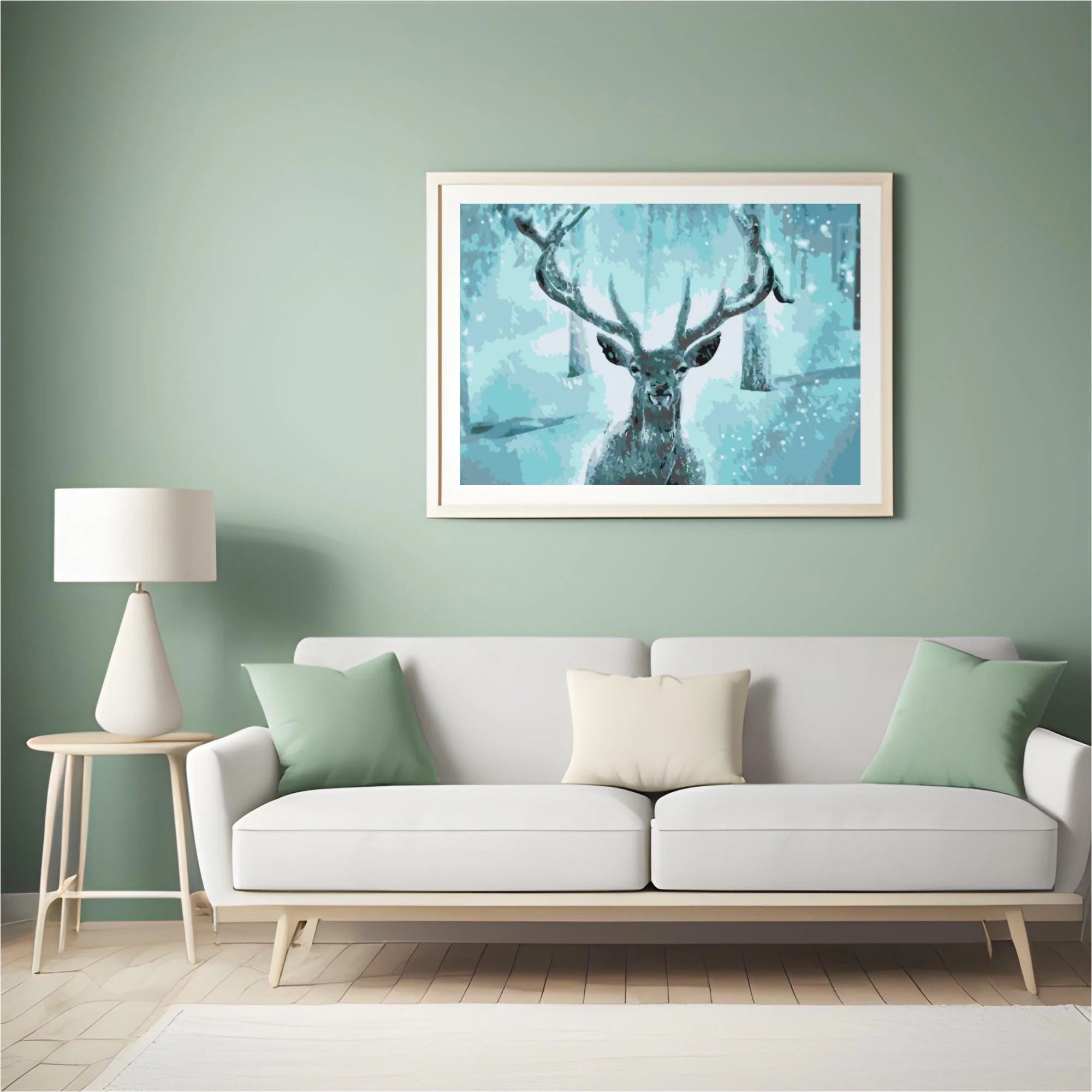 Diamond Painting - Le renne enneigé - SEOS®