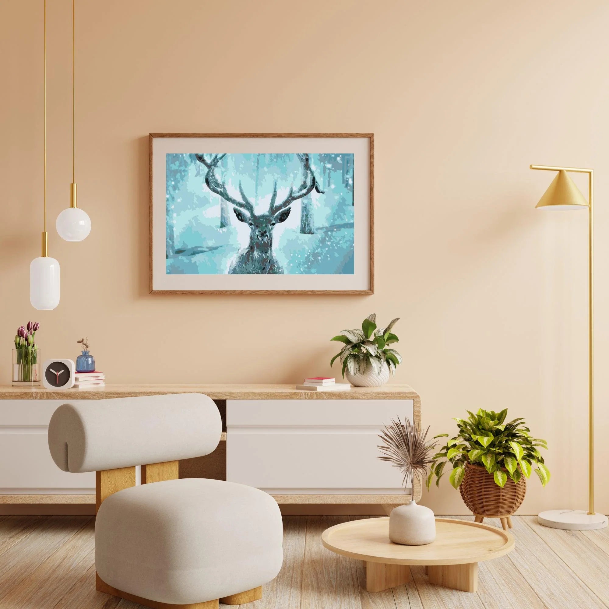 Diamond Painting - Le renne enneigé - SEOS®