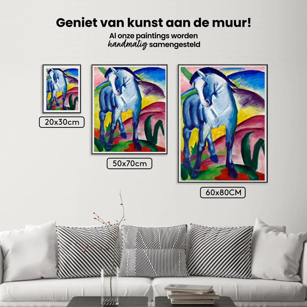 Diamond Painting - Le cheval bleu I Peinture de Franz Marc