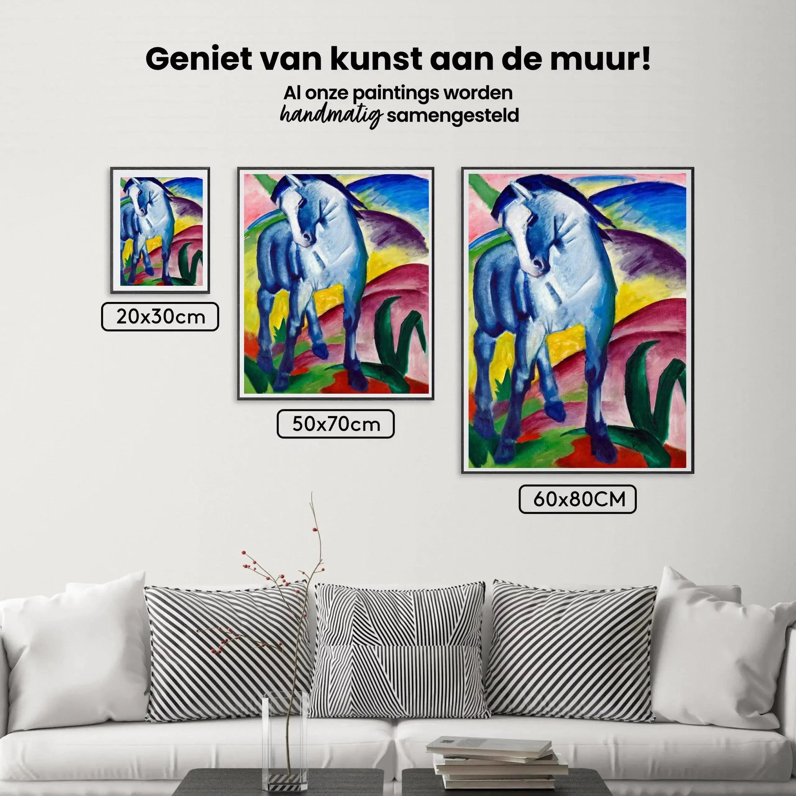 Diamond Painting - Le cheval bleu I Peinture de Franz Marc