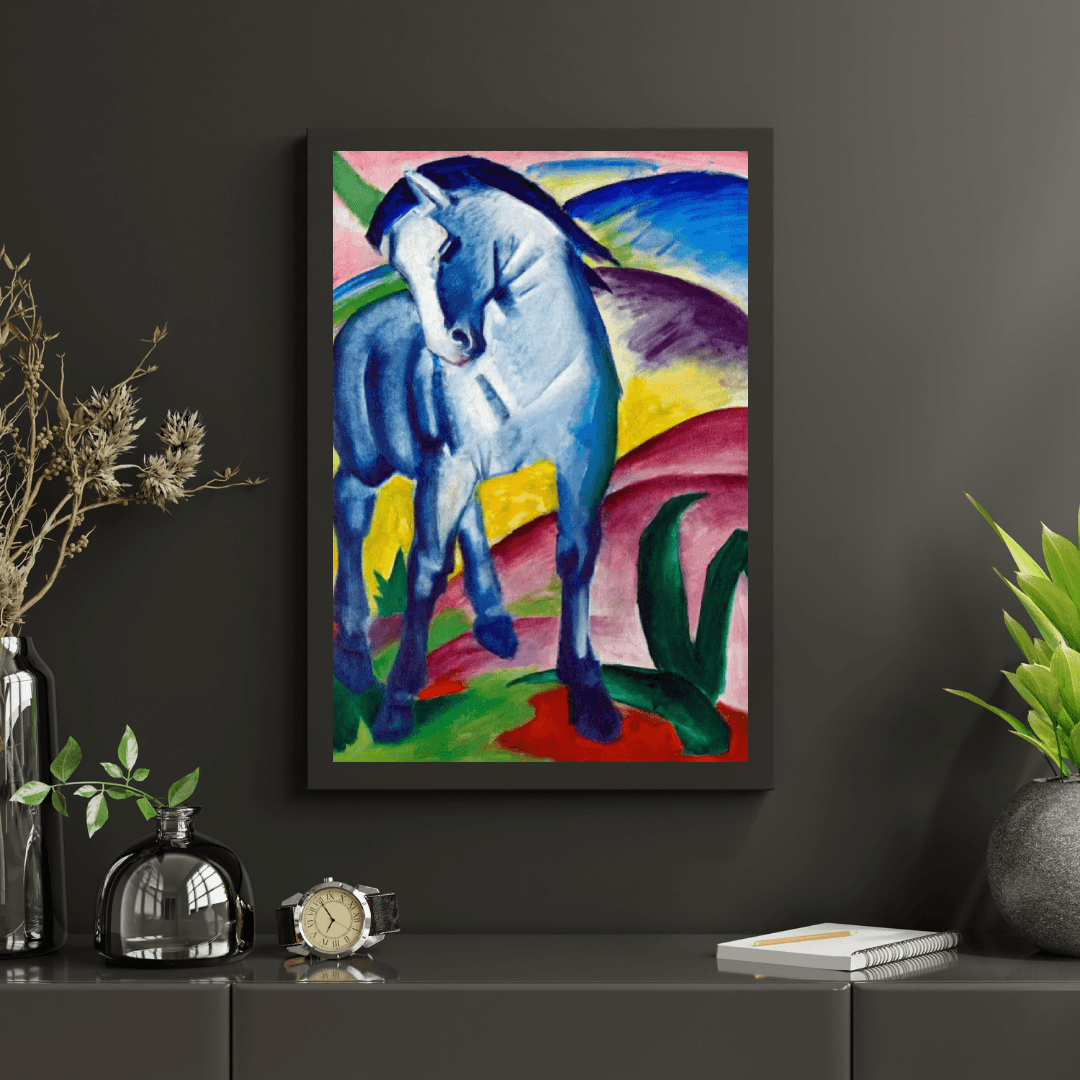 Diamond Painting - Le cheval bleu I Peinture de Franz Marc