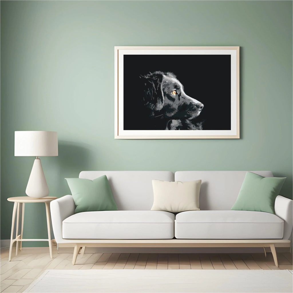 Diamond Painting - La vue du chien - SEOS®
