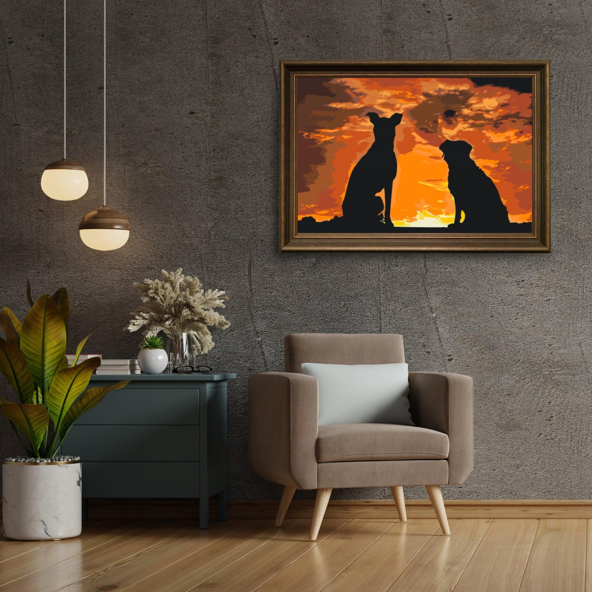 Diamond Painting - Amis des Chiens - SEOS®