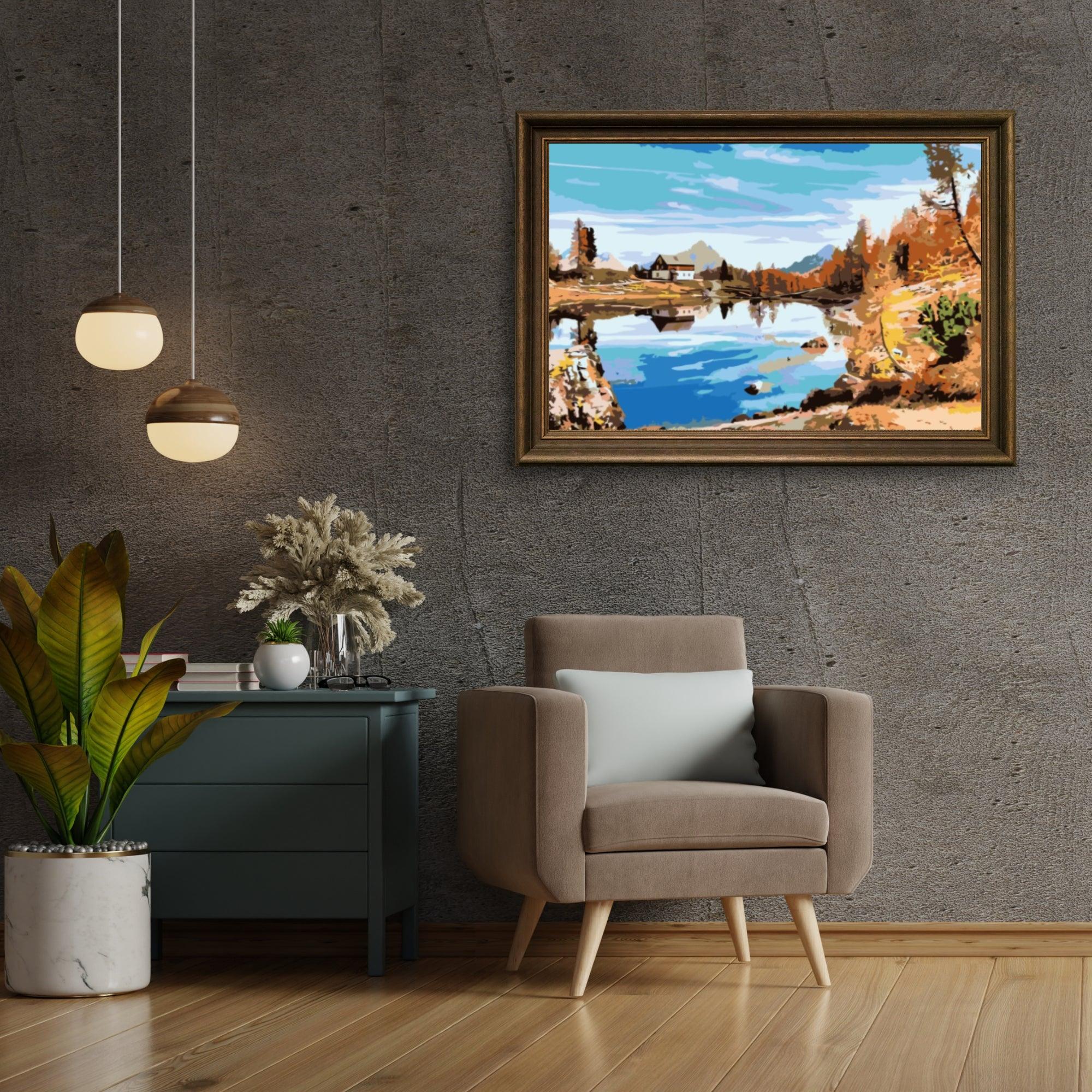 Diamond Painting - Petite maison au bord de l'eau - SEOS Shop ®