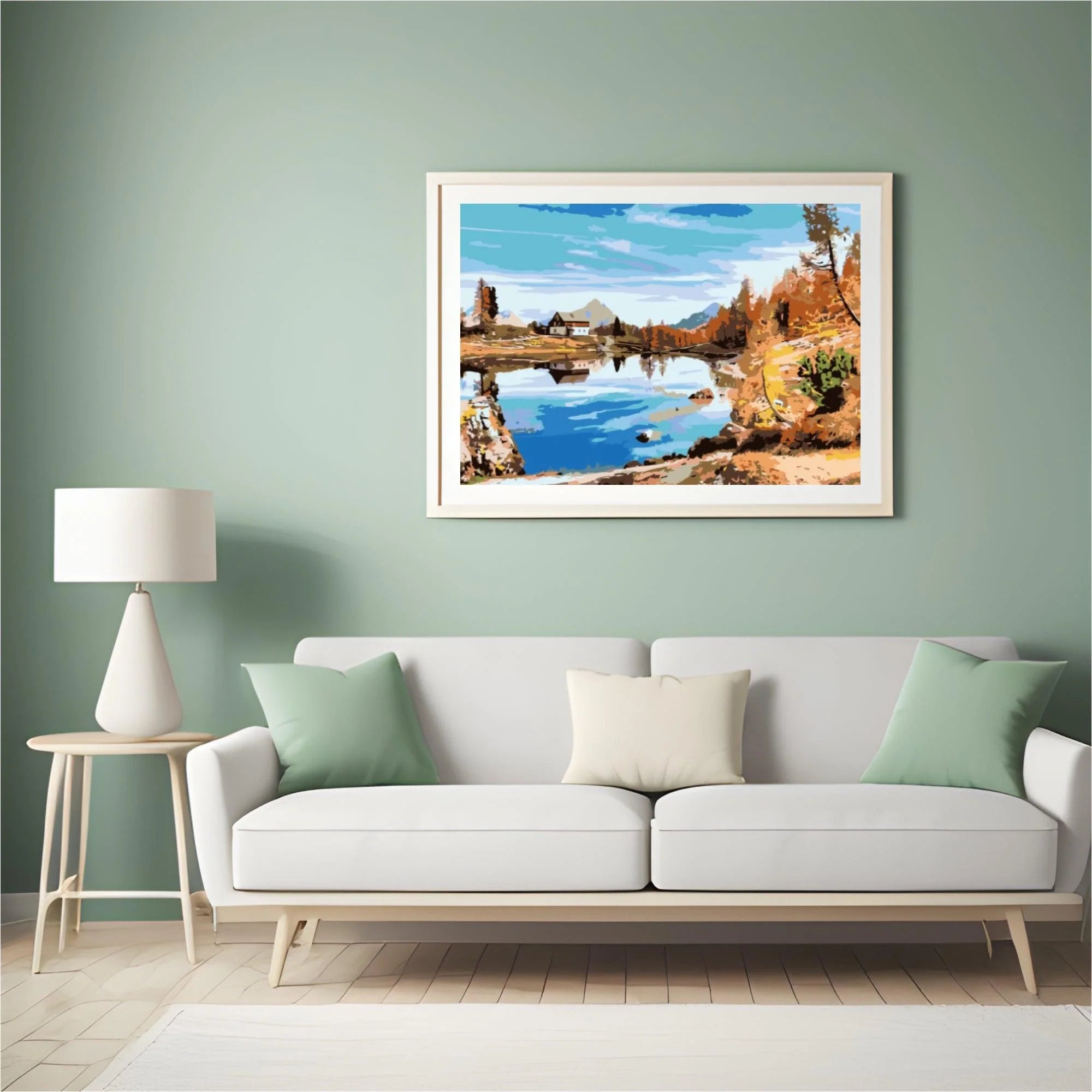 Diamond Painting - Petite maison au bord de l'eau - SEOS Shop ®