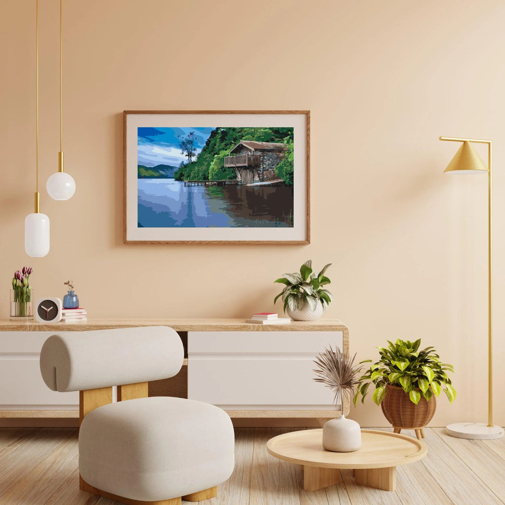 Diamond Painting - Petite maison au bord de l'eau - SEOS Shop ®
