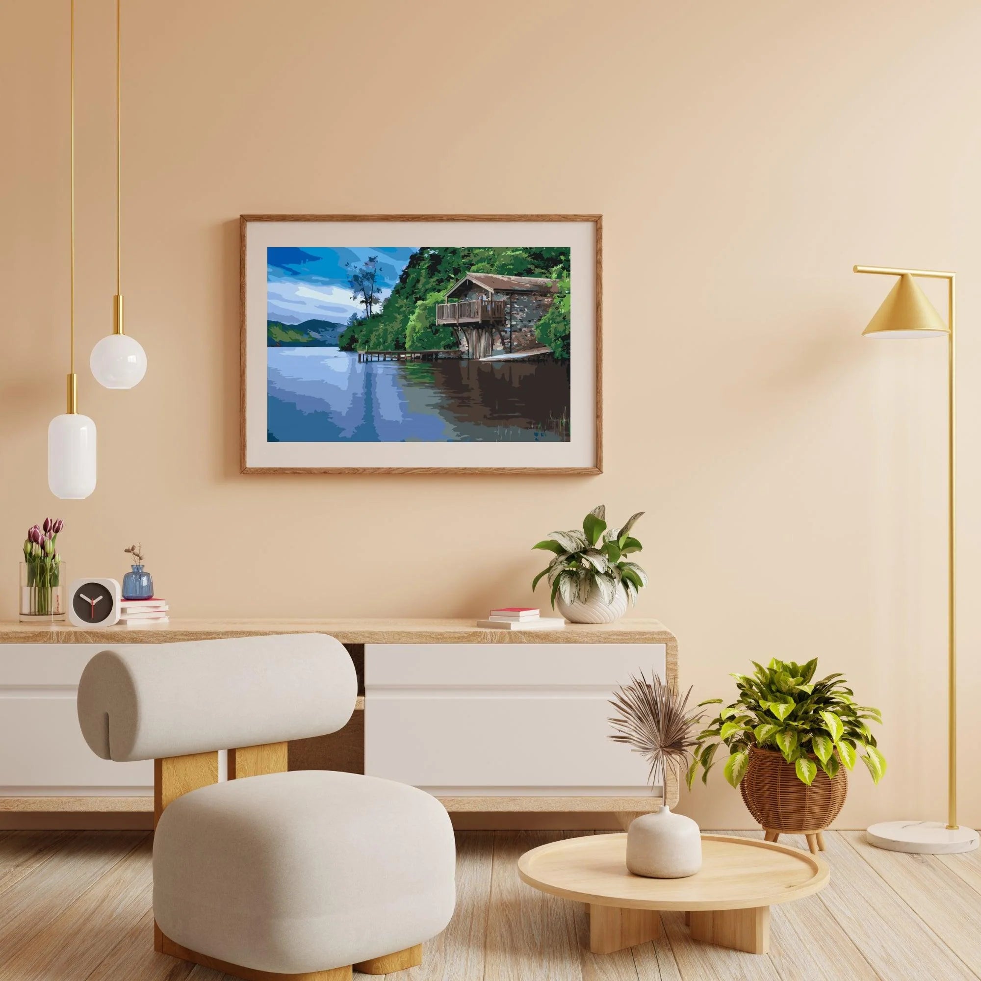 Diamond Painting - Petite maison au bord de l'eau - SEOS Shop ®