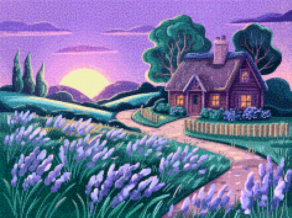 Diamond Painting - Maison de rêves silencieux