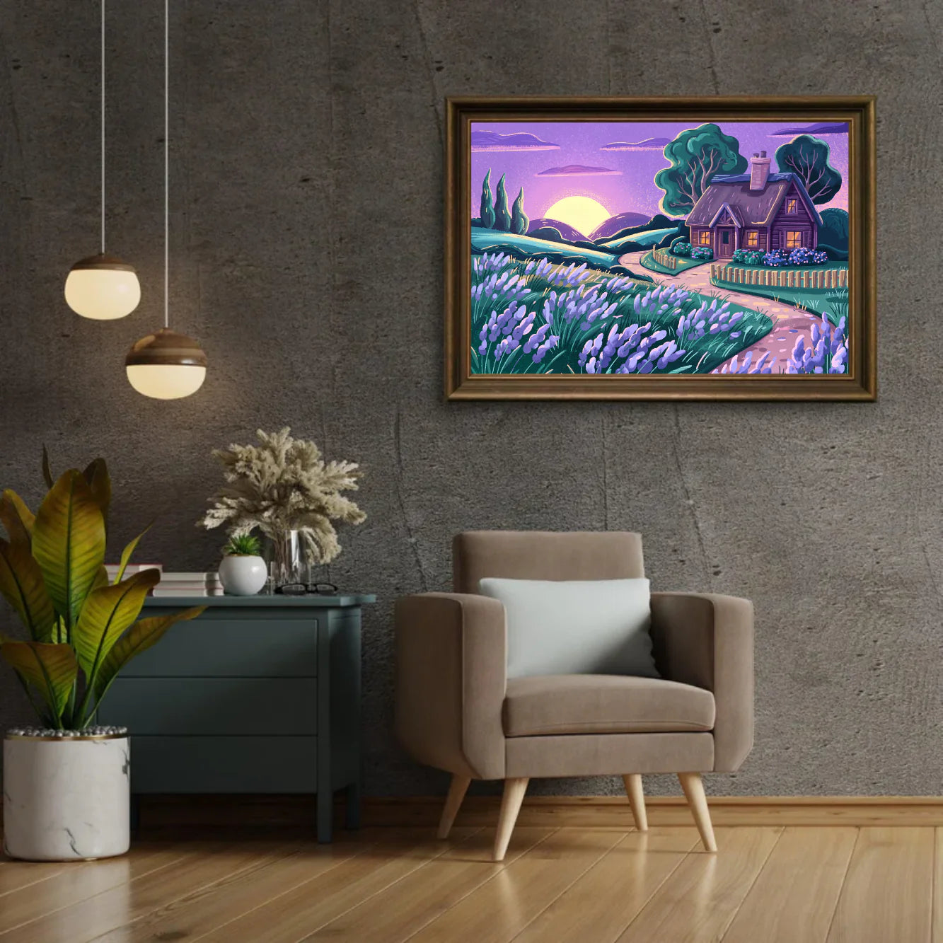 Diamond Painting - Maison de rêves silencieux