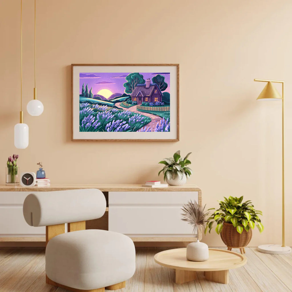 Diamond Painting - Maison de rêves silencieux