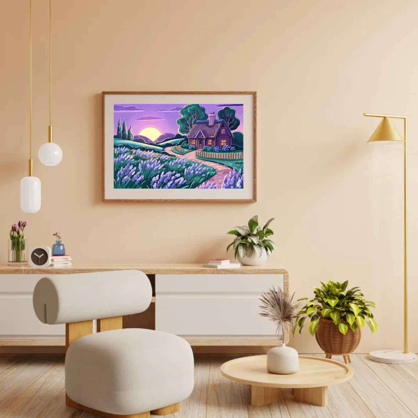 Diamond Painting - Maison de rêves silencieux