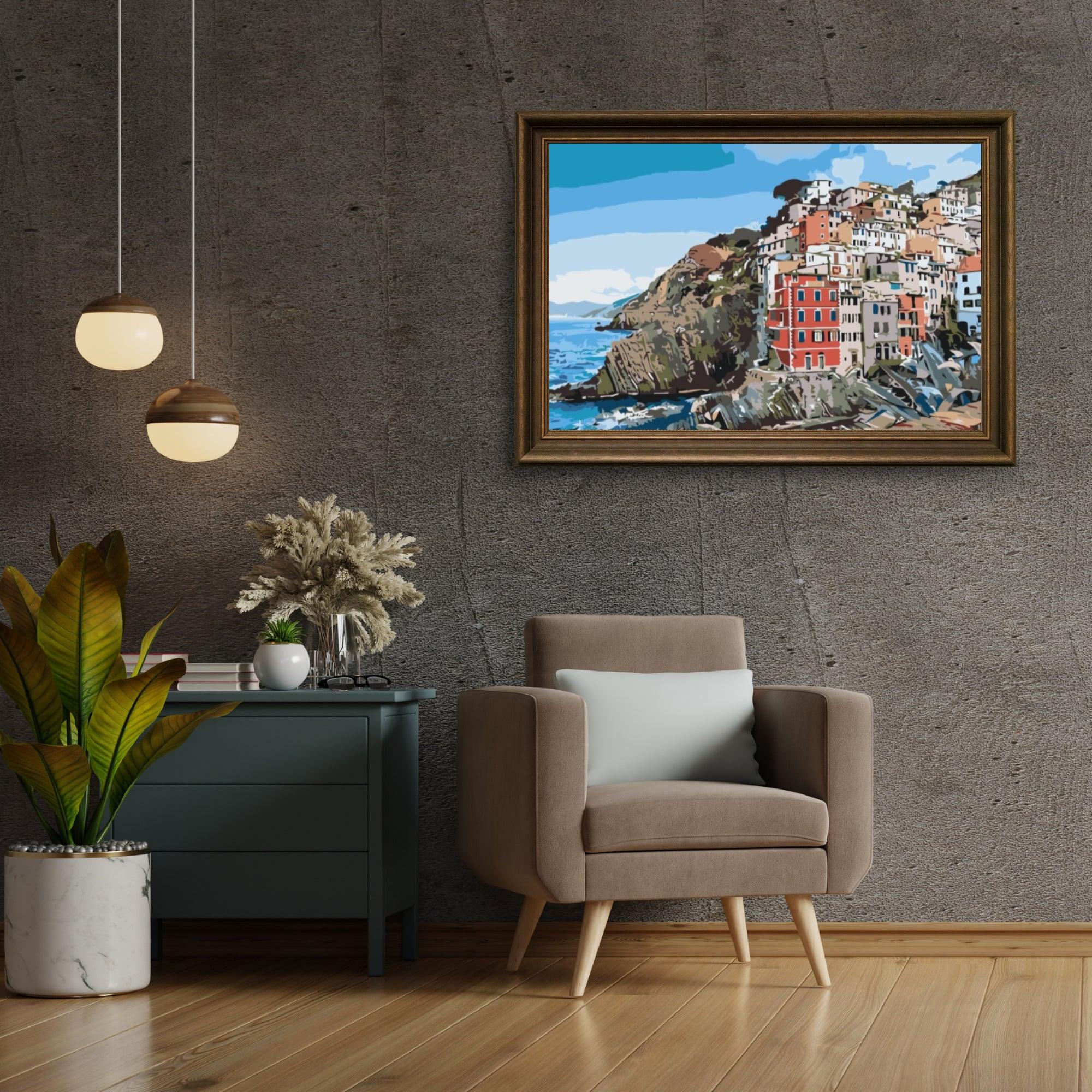 Diamond Painting - Maisons en bord de mer - SEOS Shop ®