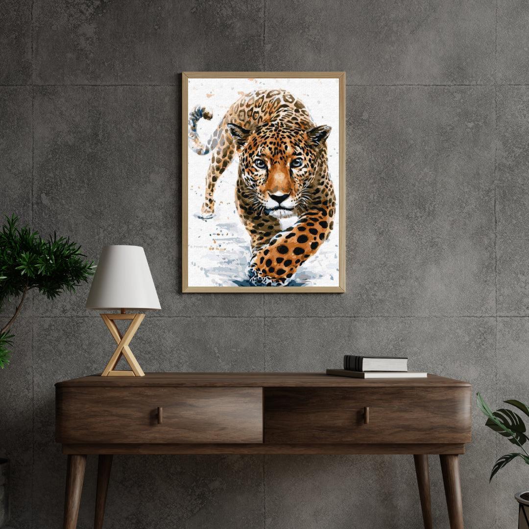 Diamond Painting - Chasse au léopard - SEOS®