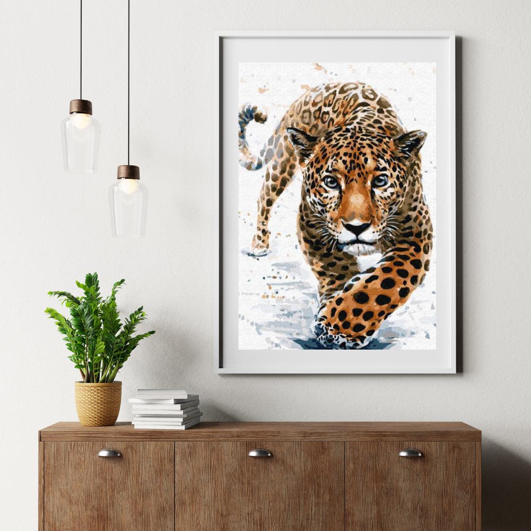 Diamond Painting - Chasse au léopard - SEOS®