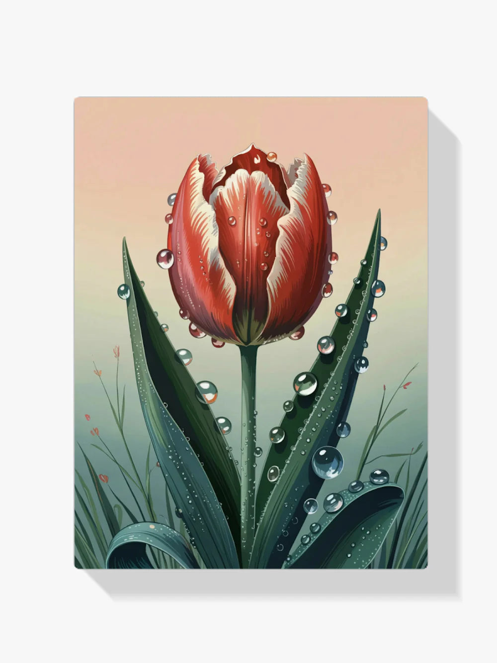 Diamond Painting - Goutte de rosée carmin