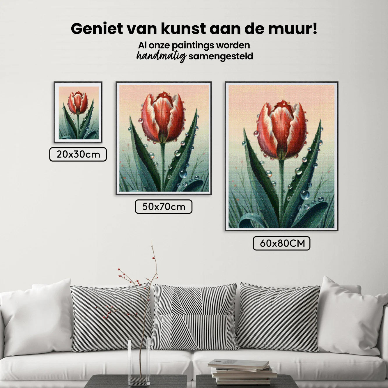 Diamond Painting - Goutte de rosée carmin