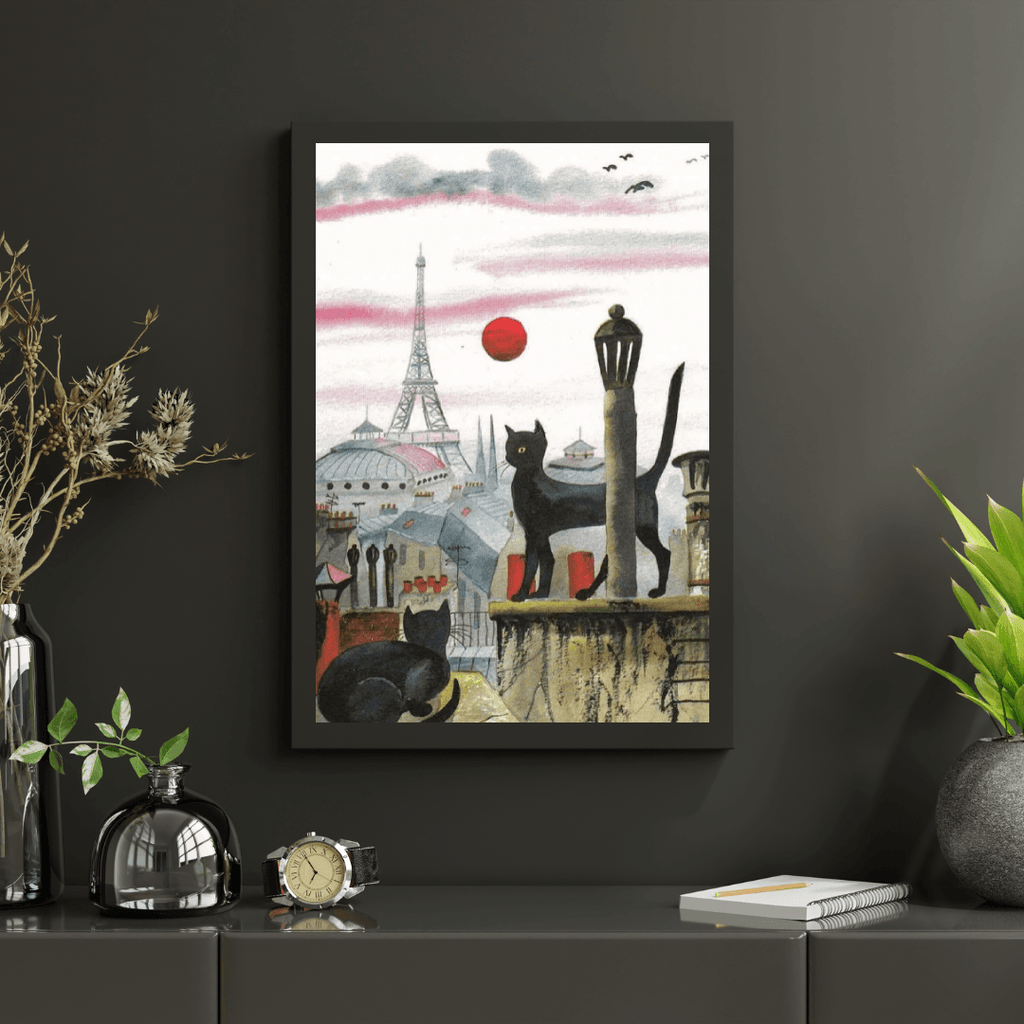 Diamond Painting - Chat à Paris - SEOS®