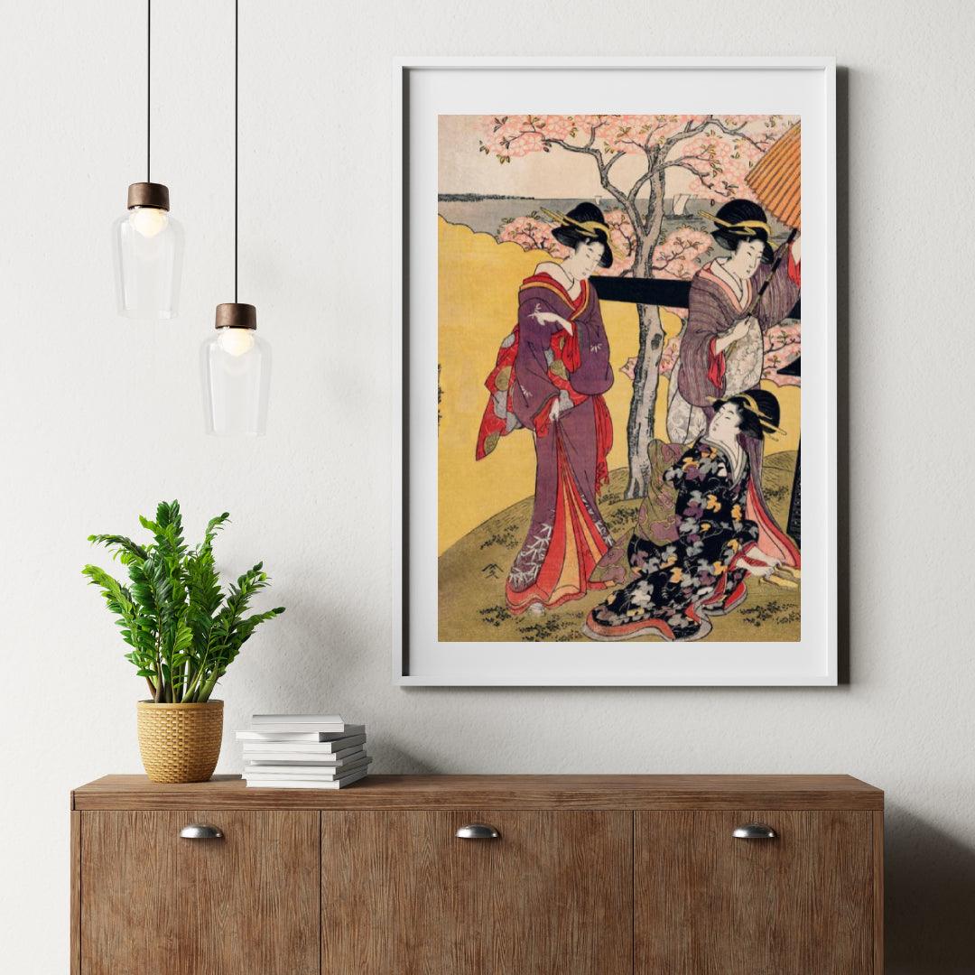 Diamond Painting - Regardez les fleurs de cerisier à Gotenyama - SEOS Shop ®