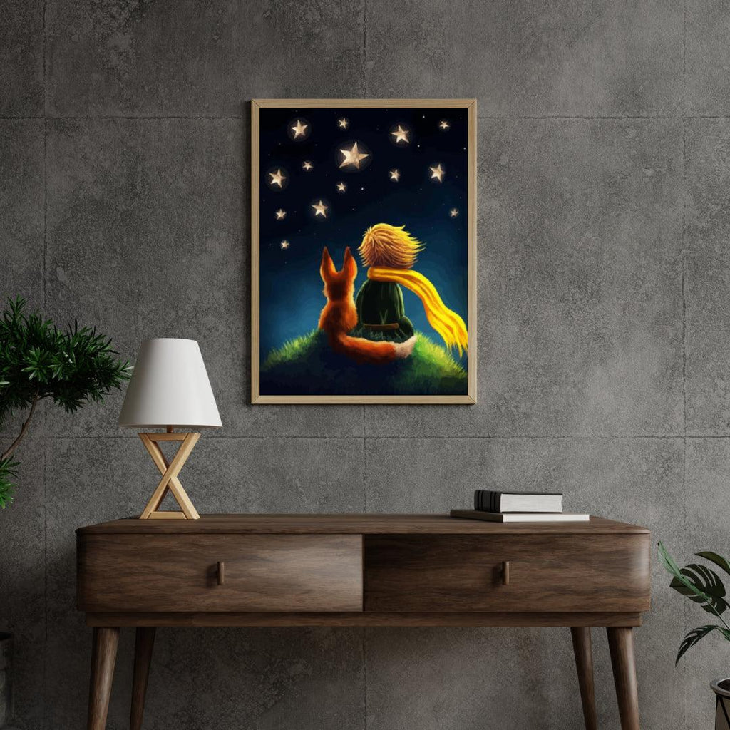 Diamond Painting - Petit garçon et renard - SEOS®