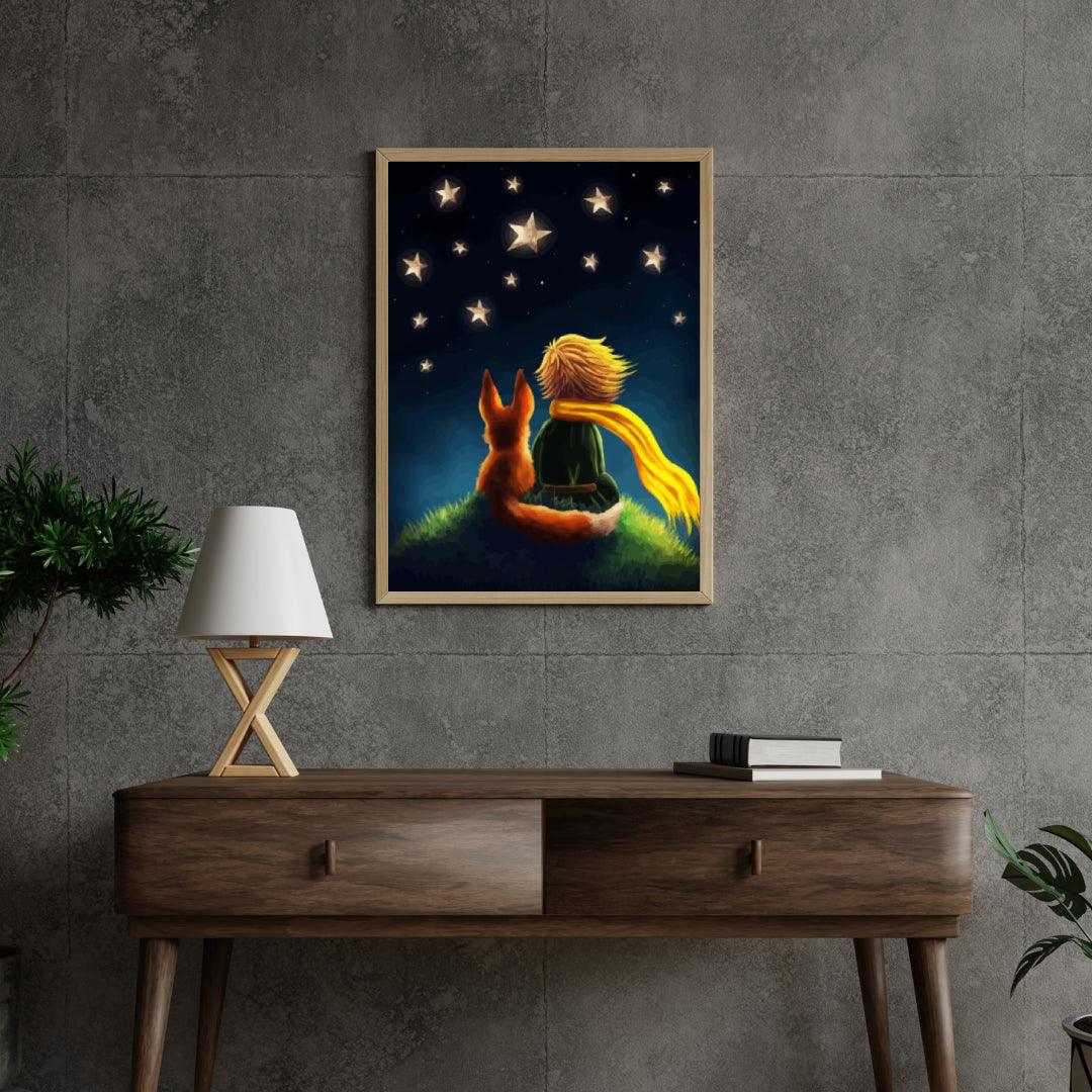 Diamond Painting - Petit garçon et renard - SEOS®
