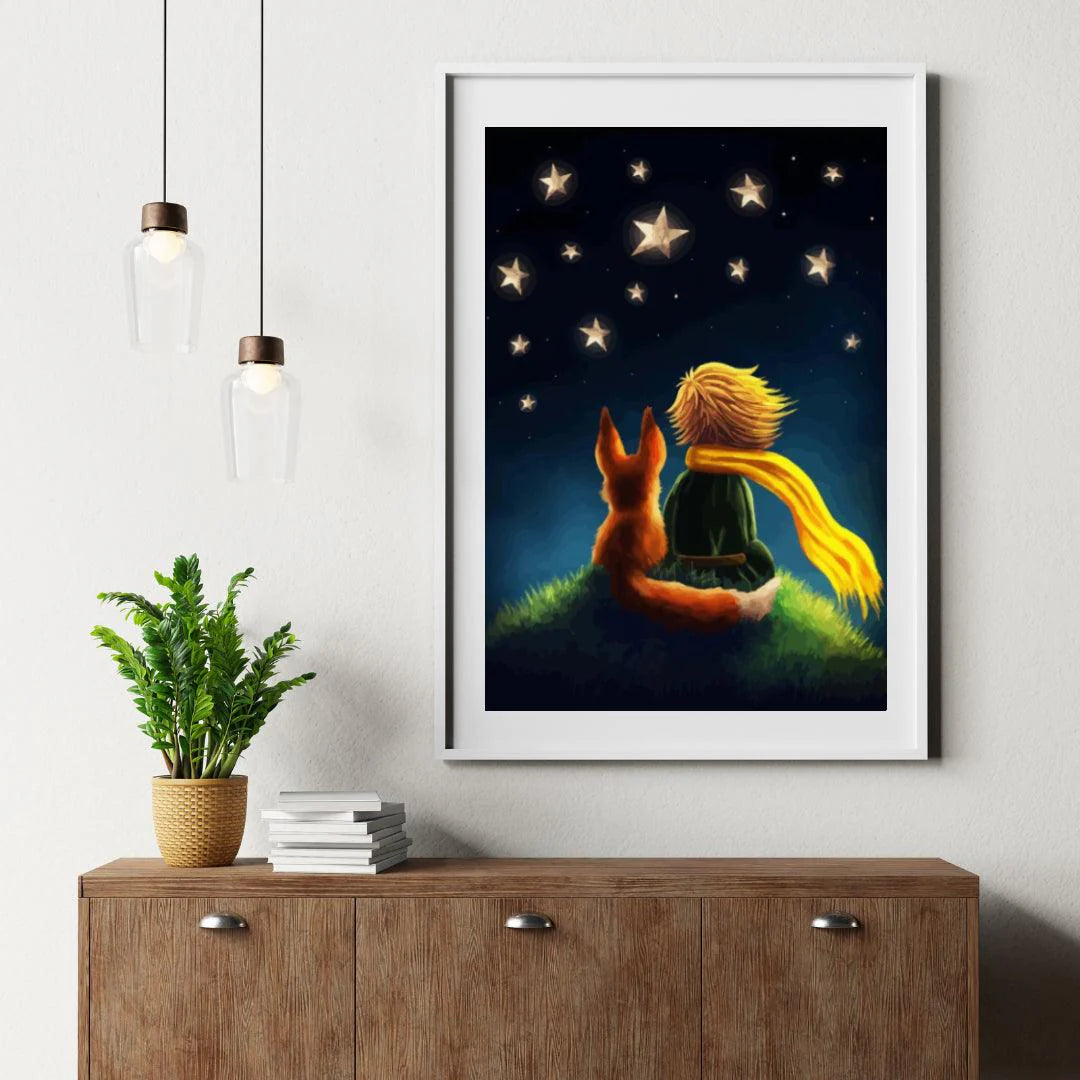 Diamond Painting - Petit garçon et renard - SEOS®