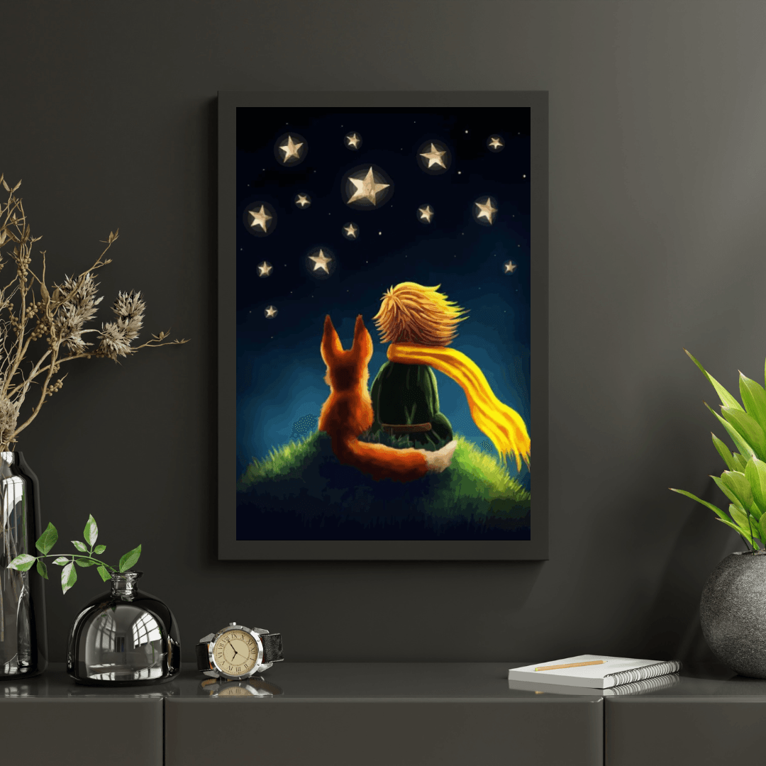 Diamond Painting - Petit garçon et renard - SEOS®