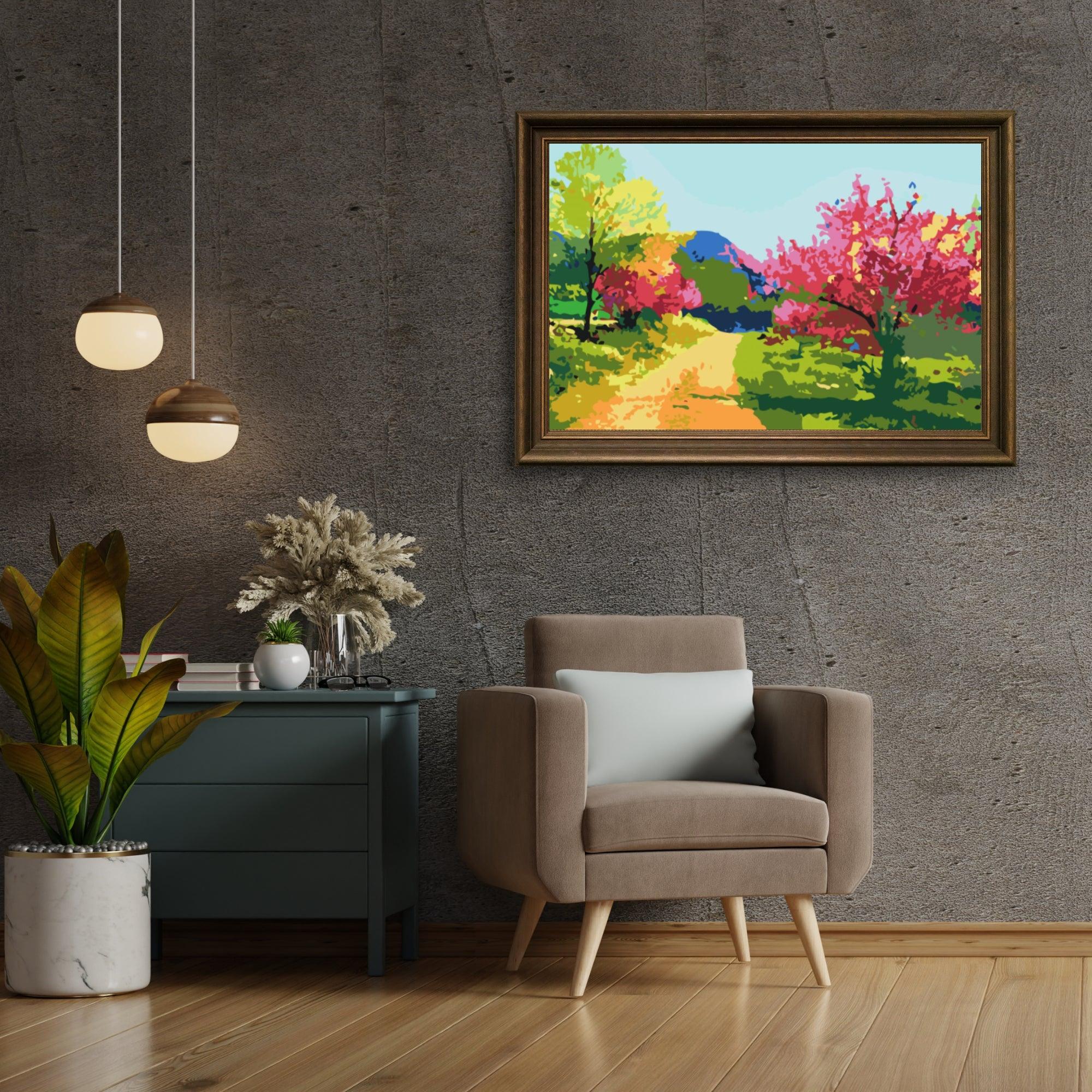 Diamond Painting - Paysage coloré - SEOS Shop ®