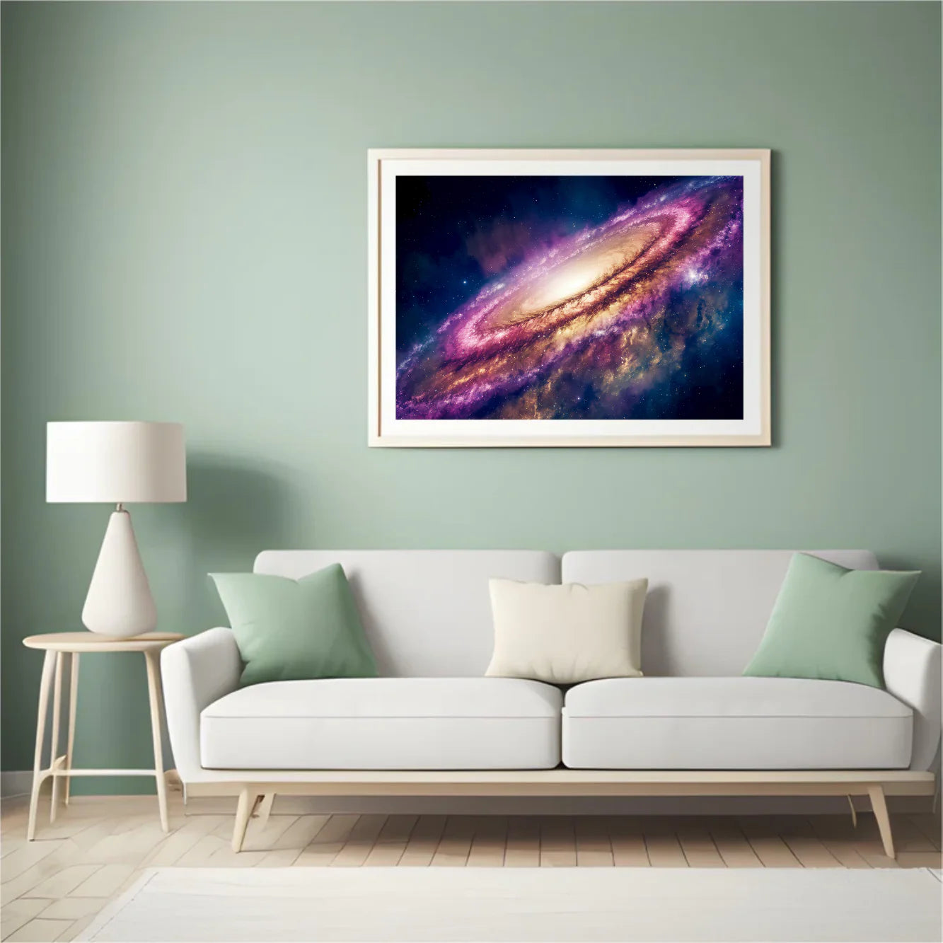 Diamond Painting - Univers colorful avec étoiles et comètes