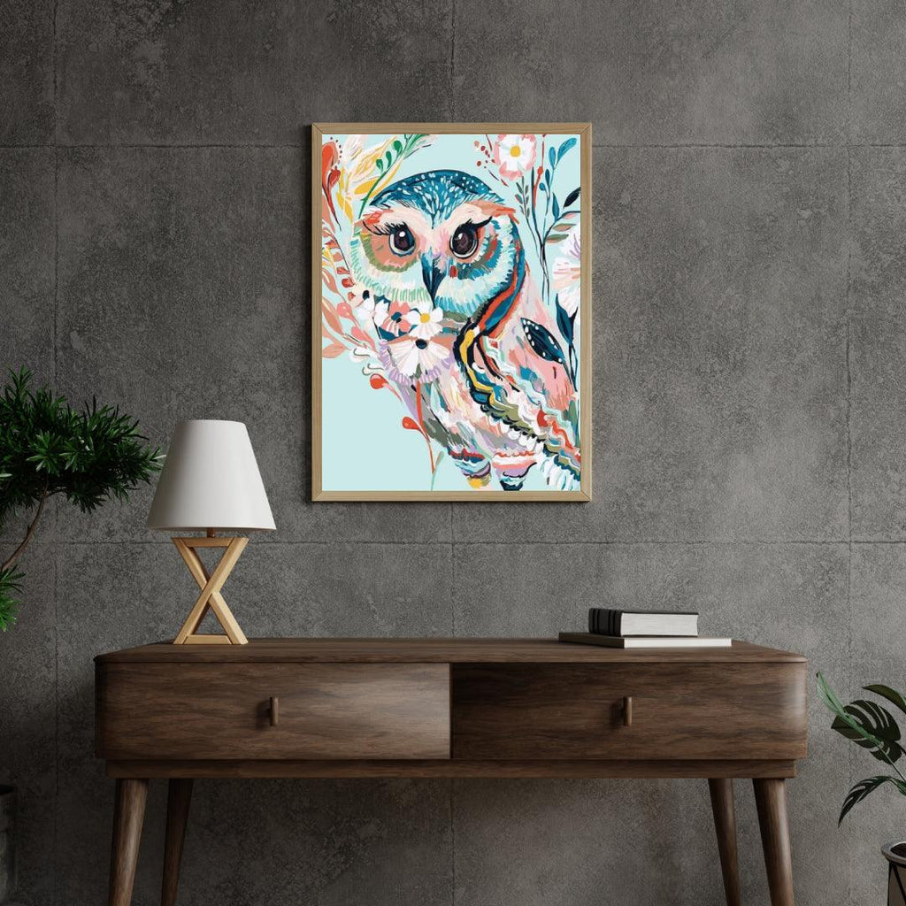Diamond Painting - Hibou Coloré - SEOS®