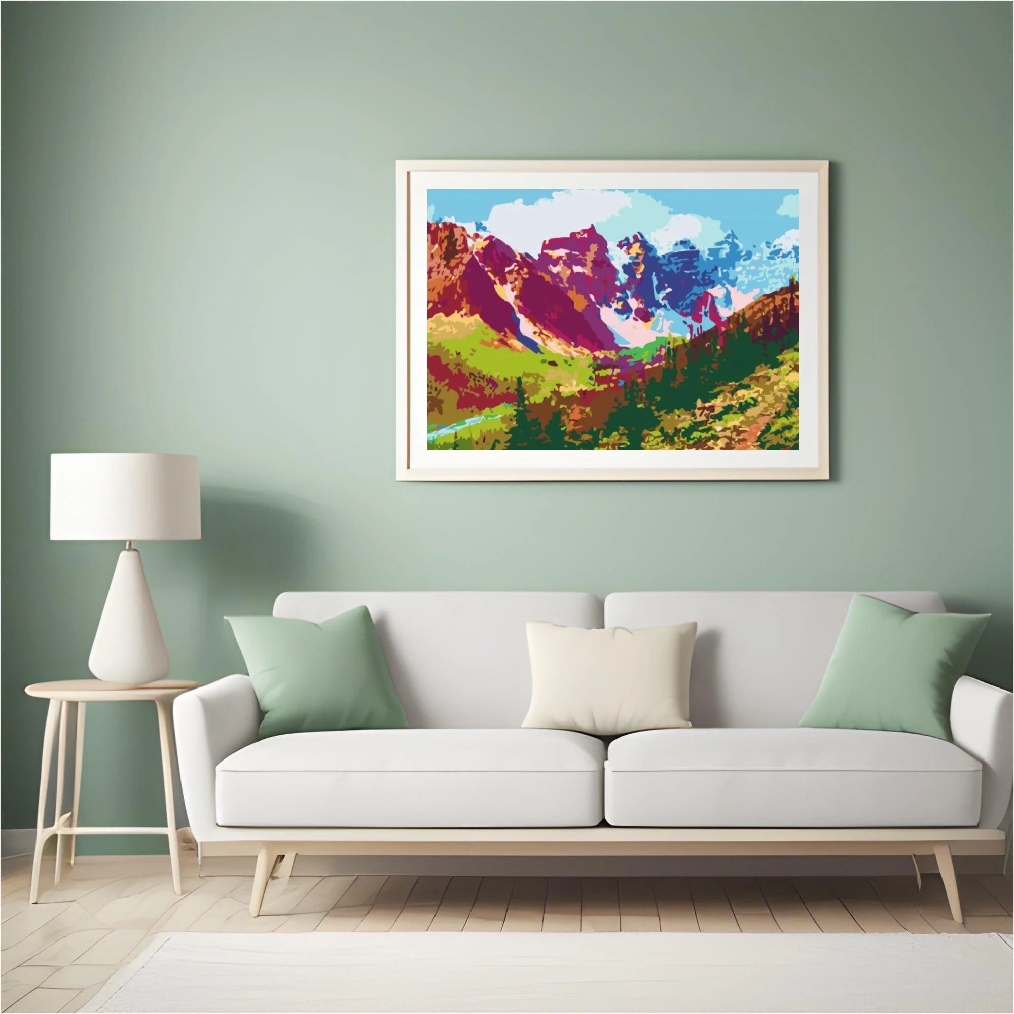 Diamond Painting - Montagnes colorées - SEOS Shop ®