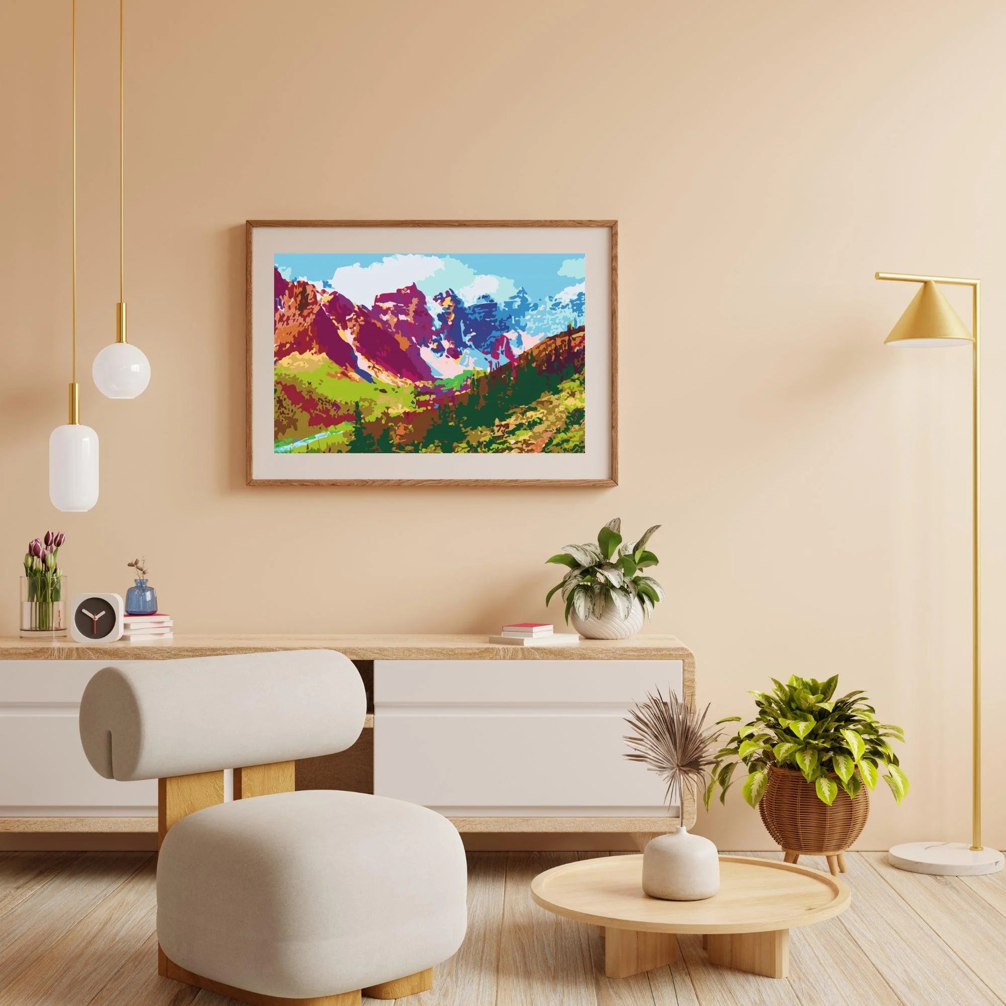 Diamond Painting - Montagnes colorées - SEOS Shop ®